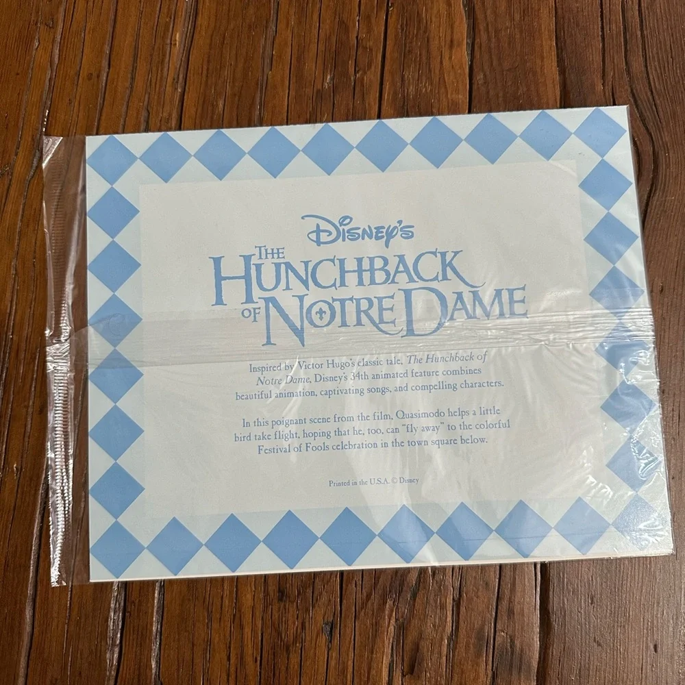 Hunchback of Notre Dame Lithograph Special Edition Disney 1996  8x10 Art Print